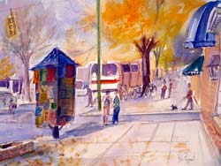 Franklin Street in Autumn UNC