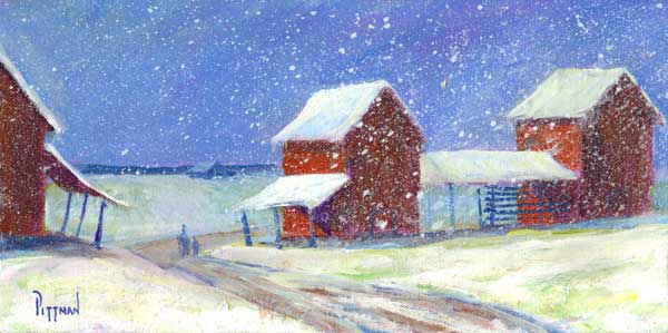 Carolina Bliazard oil on Canvas