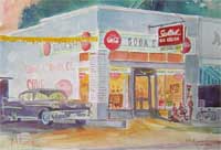 Shady's - Kinston - Diner Print