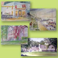 Bob Pittman Golf Course Country club art